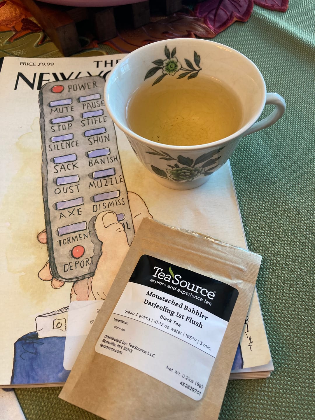 Customer photo review of Moustached Babbler Darjeeling 1st Flush | Black Tea