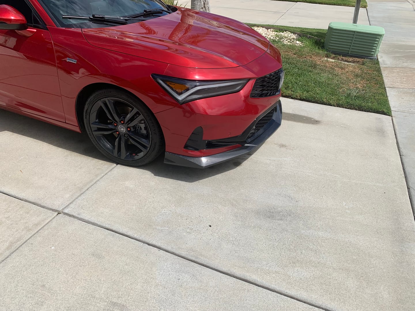 Customer photo review of 2023-Up Acura Integra DE4 Front Splitter Lip
