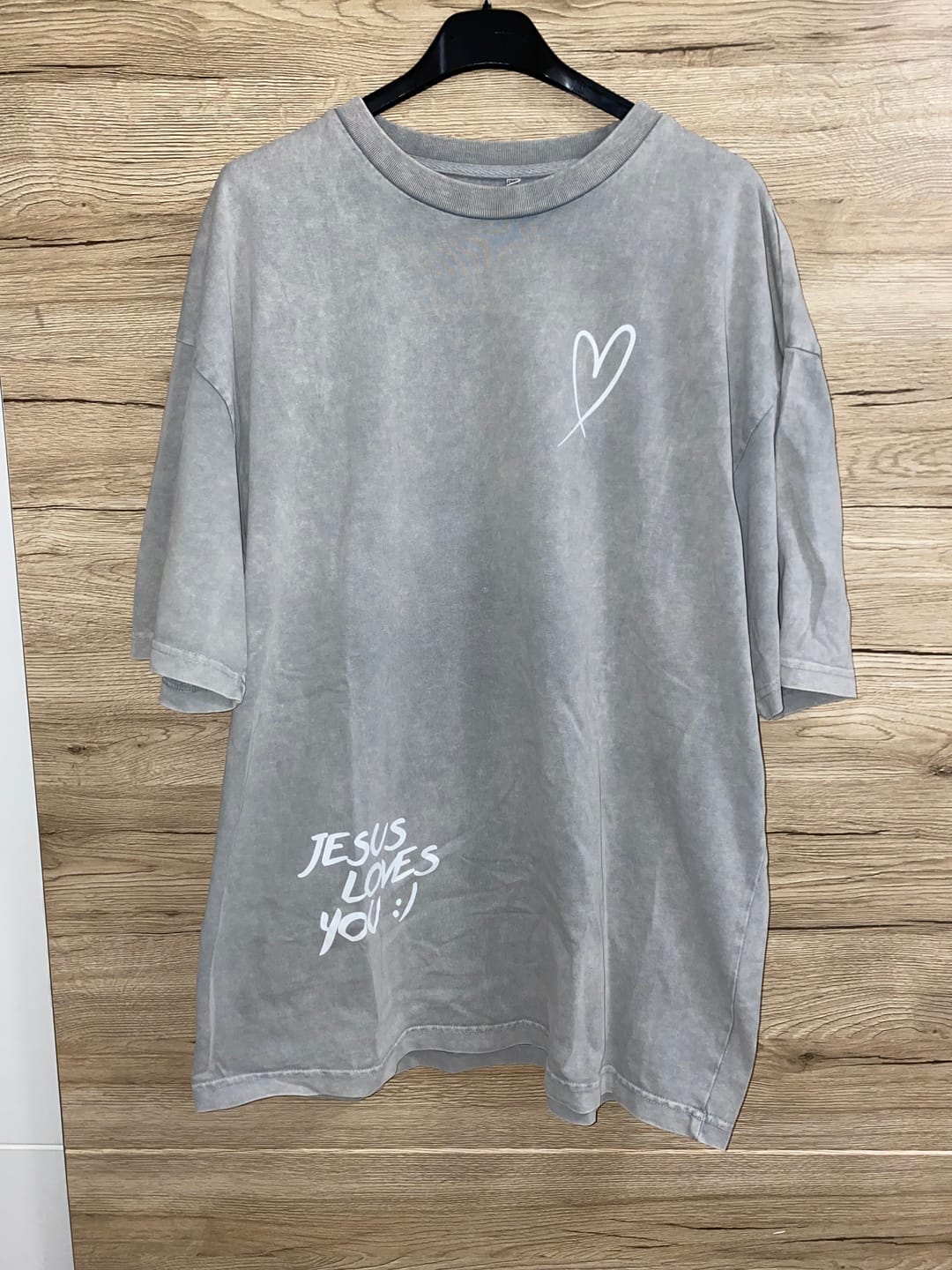 Customer photo review of JESUS LOVES YOU | Oversized T-Shirt