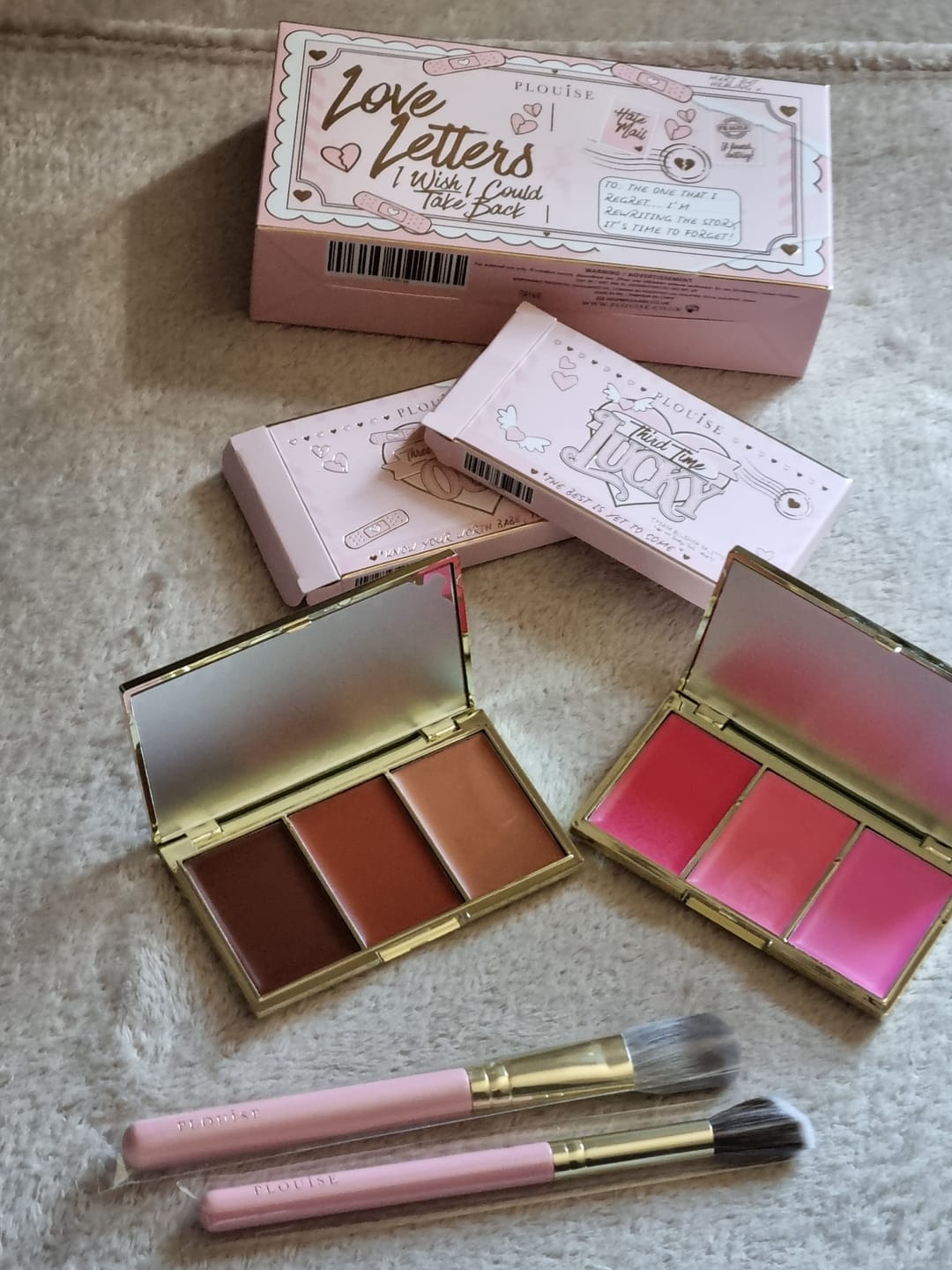 Customer photo review of P. Louise Love Letters Blush & Bronzer Bundle