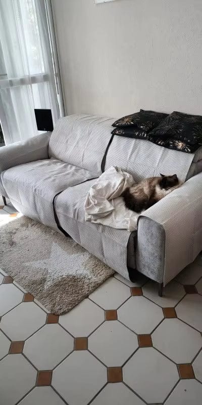 Customer photo review of StayCover - Antislip Beschermende Bankhoes