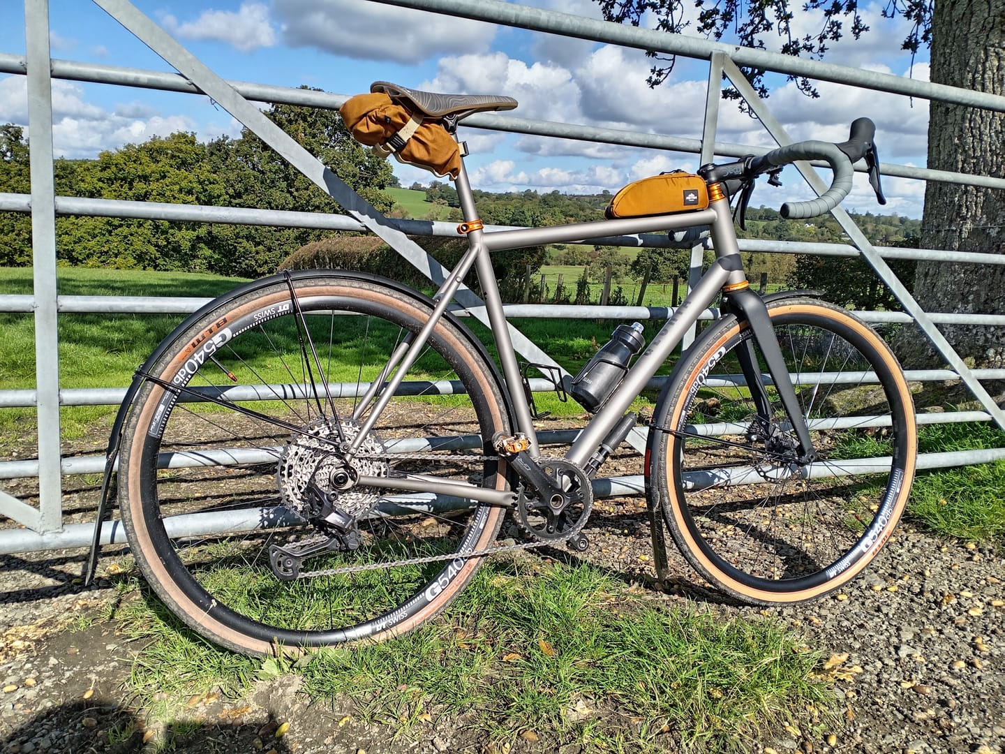 Customer photo review of Saddle Bag - Burnt Orange