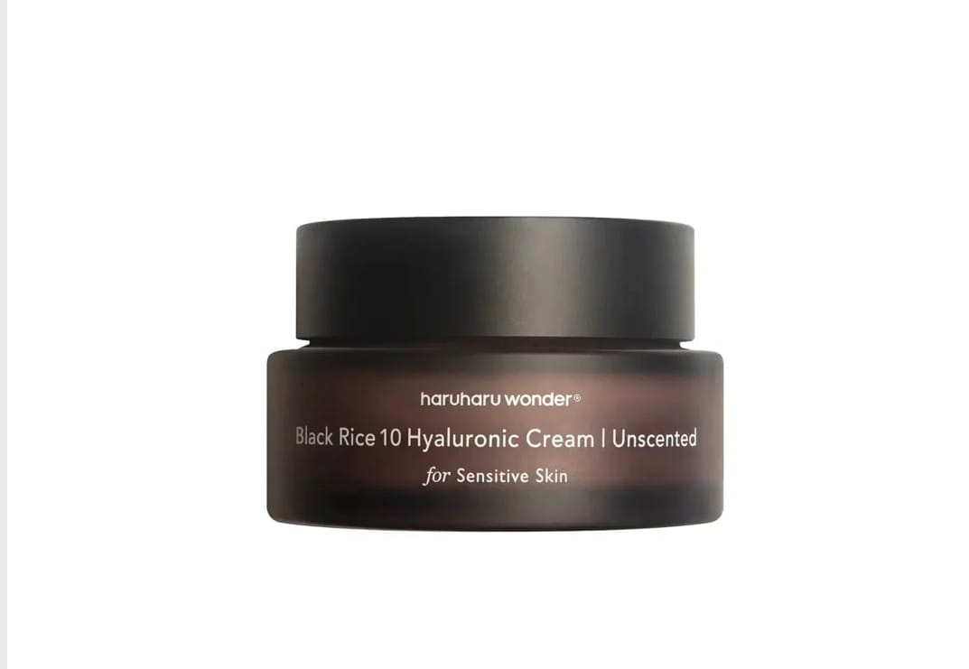 Customer photo review of Krēms ar melniem rīsiem jutīgai ādai Haruharu Wonder Black Rice Hyaluronic Cream Unscented
