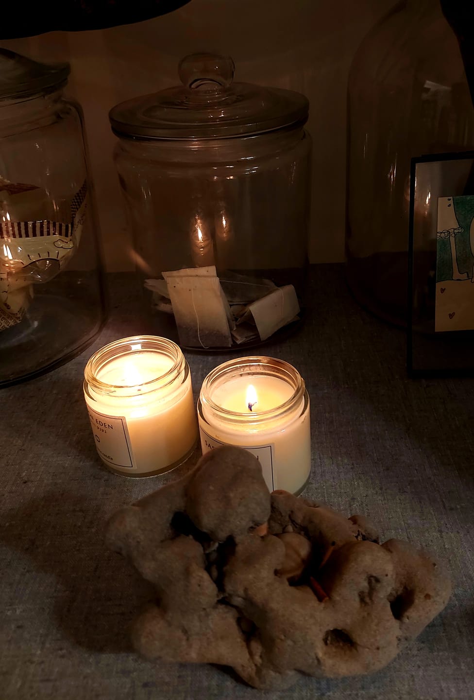 Customer photo review of נר ריחני נענע רוזמרין