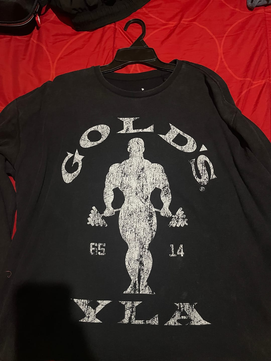 Customer photo review of 8047 - Gold's Gym Thermal Longsleeves