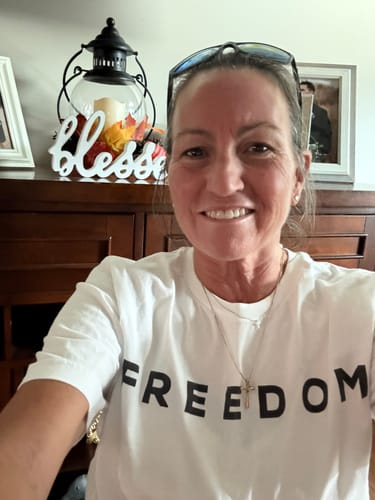 Customer photo review of Freedom CK T-Shirt