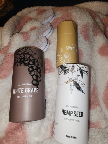 Customer photo review of Sweet Ginger Vapor Rub