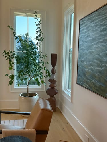Customer photo review of Abstract Wood Sculpture #WAB171