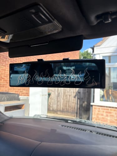 Customer photo review of Broadway Mirror 270mm Clip On