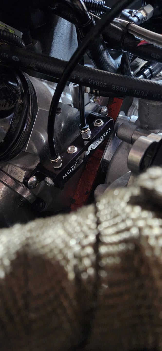 Customer photo review of Motion Raceworks Vacuum Boost Reference Billet Aluminum Distribution Block 18-10020