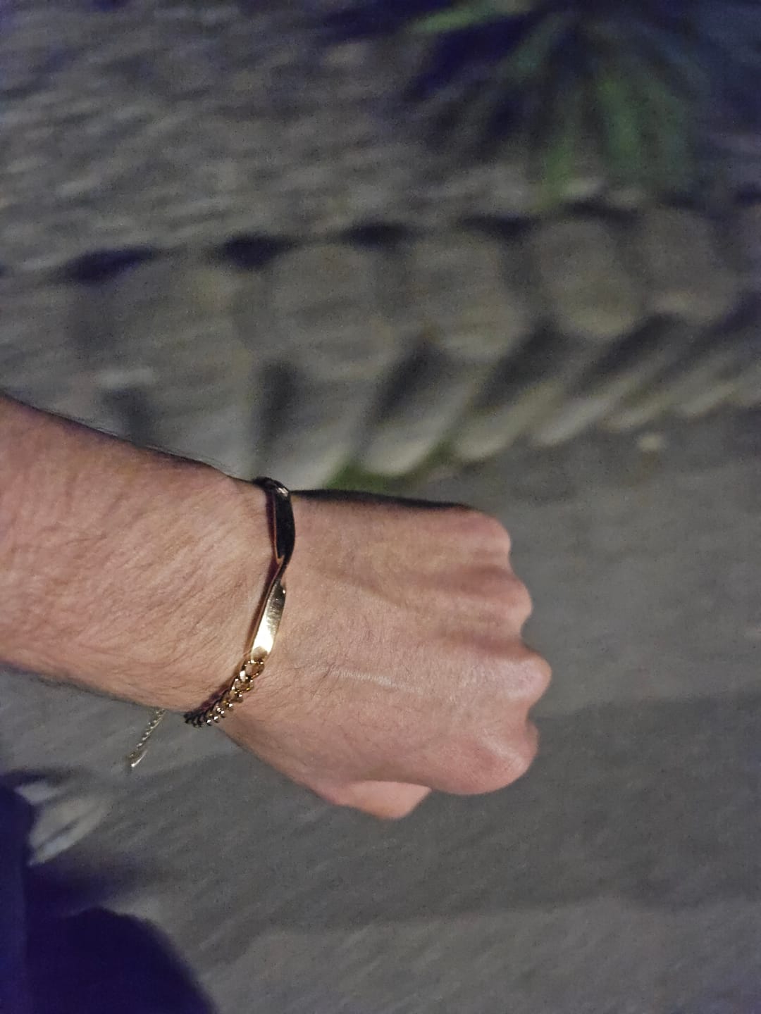 Customer photo review of Infinity Engraved Bracelet Set