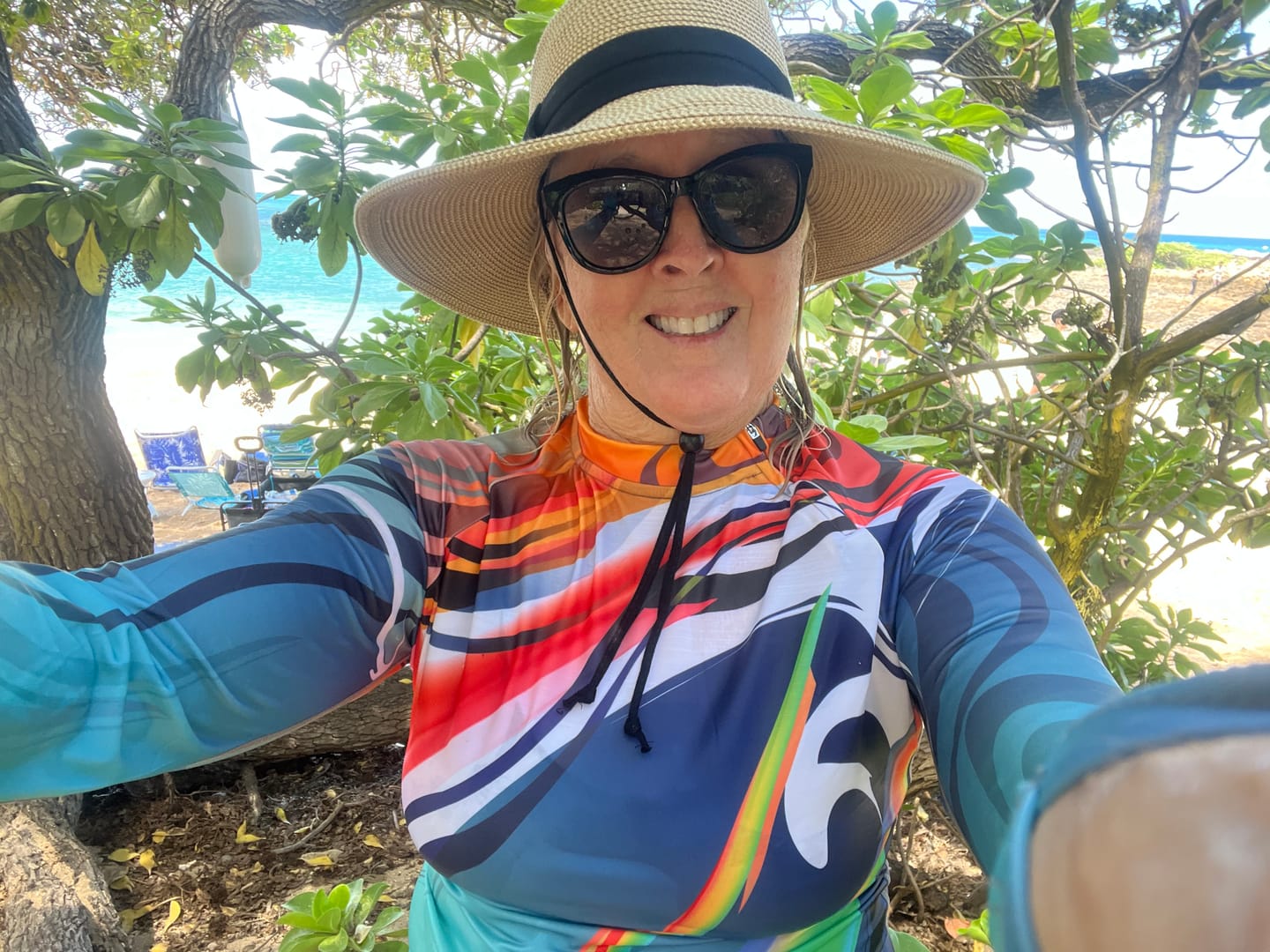 Customer photo review of Long Sleeve Rash Guard for Women UPF 50+ | Azzura