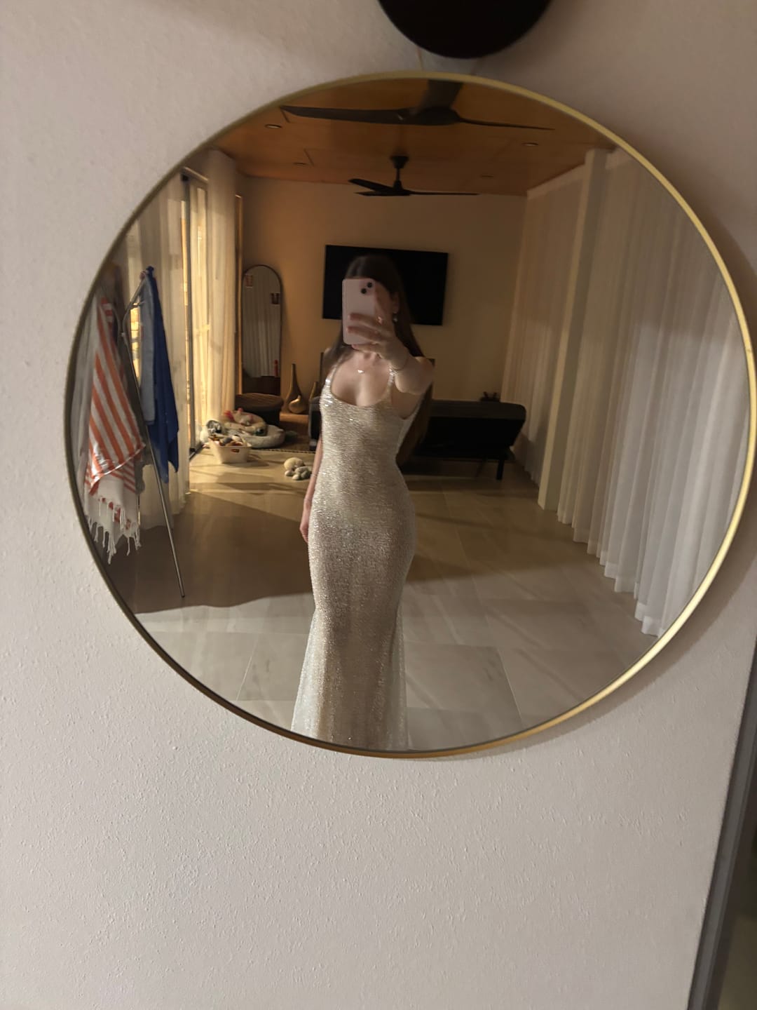Customer photo review of Gabrielle Maxi Dress