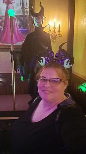 Customer photo review of Light Up Mistress of All Evil Mickey Ears