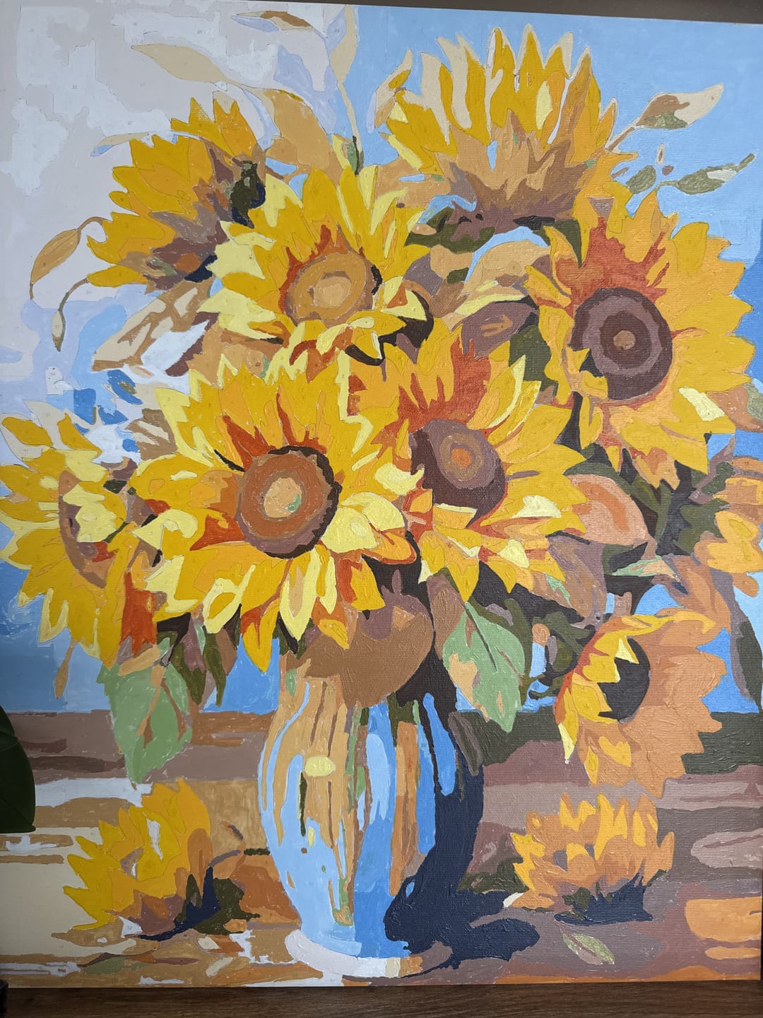Customer photo review of Vase of Golden Blooms