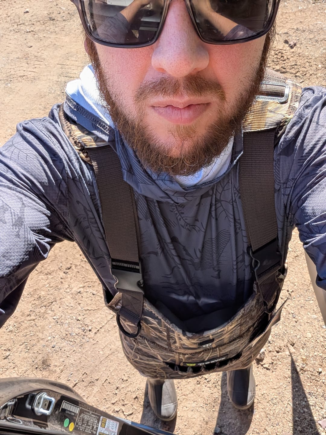 Customer photo review of TorridSeeker Heated Duck Waterfowl Hunting Neoprene Chest Waders