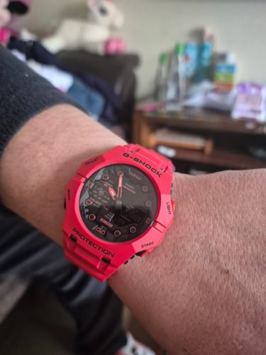 Customer photo review of Reloj Casio G-Shock GA-B001-4ADR Bluetooth Rojo