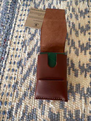 Customer photo review of Slimmad plånbok i äkta läder