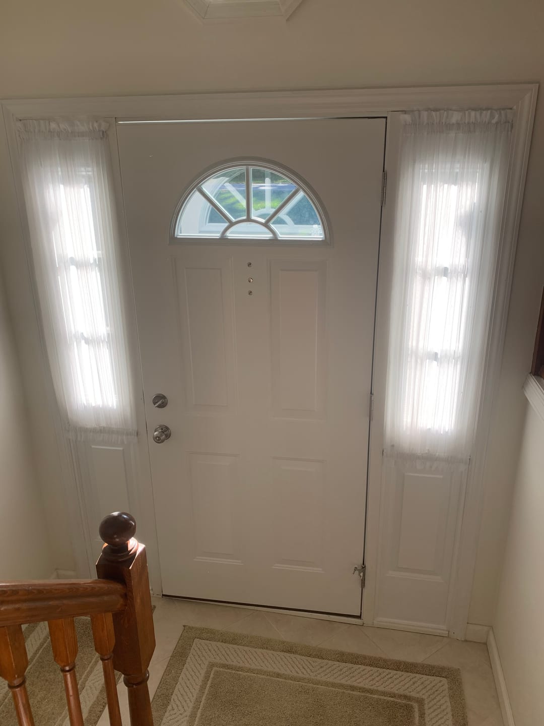 Customer photo review of Clear Sunburst Glass and Frame Kit (Fanlite)