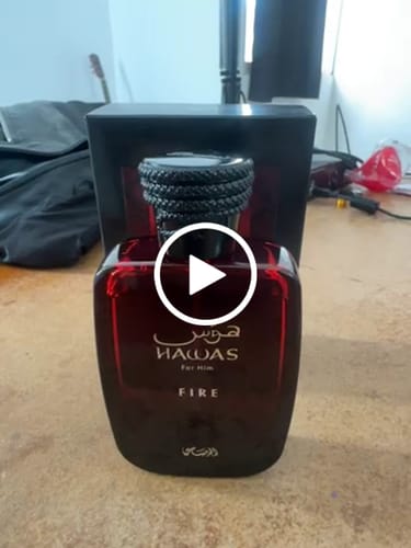 Reseña con vídeo de un cliente sobre Perfume Hawas Fire 100ml EDP