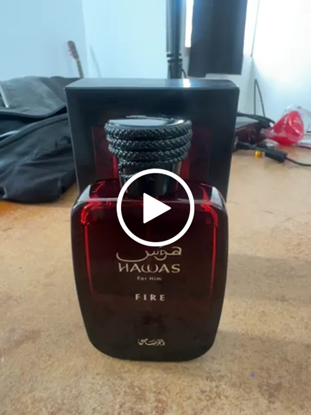 Customer video review of Perfume Hawas Fire 100ml EDP