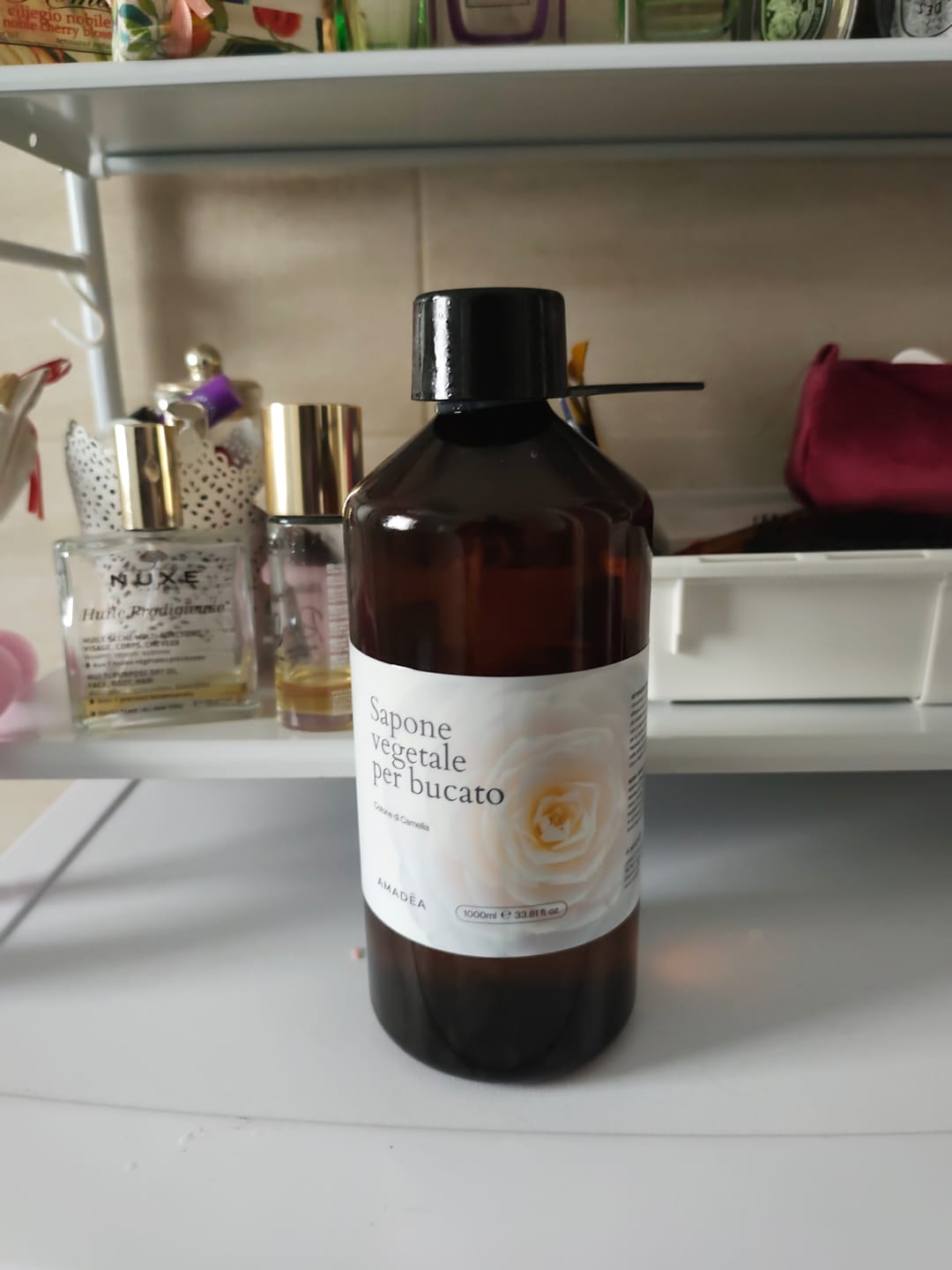 Customer photo review of Sapone Vegetale per Bucato Cotone di Camelia con dosatore