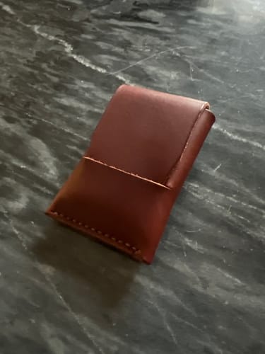 Customer photo review of Slimmad plånbok i äkta läder