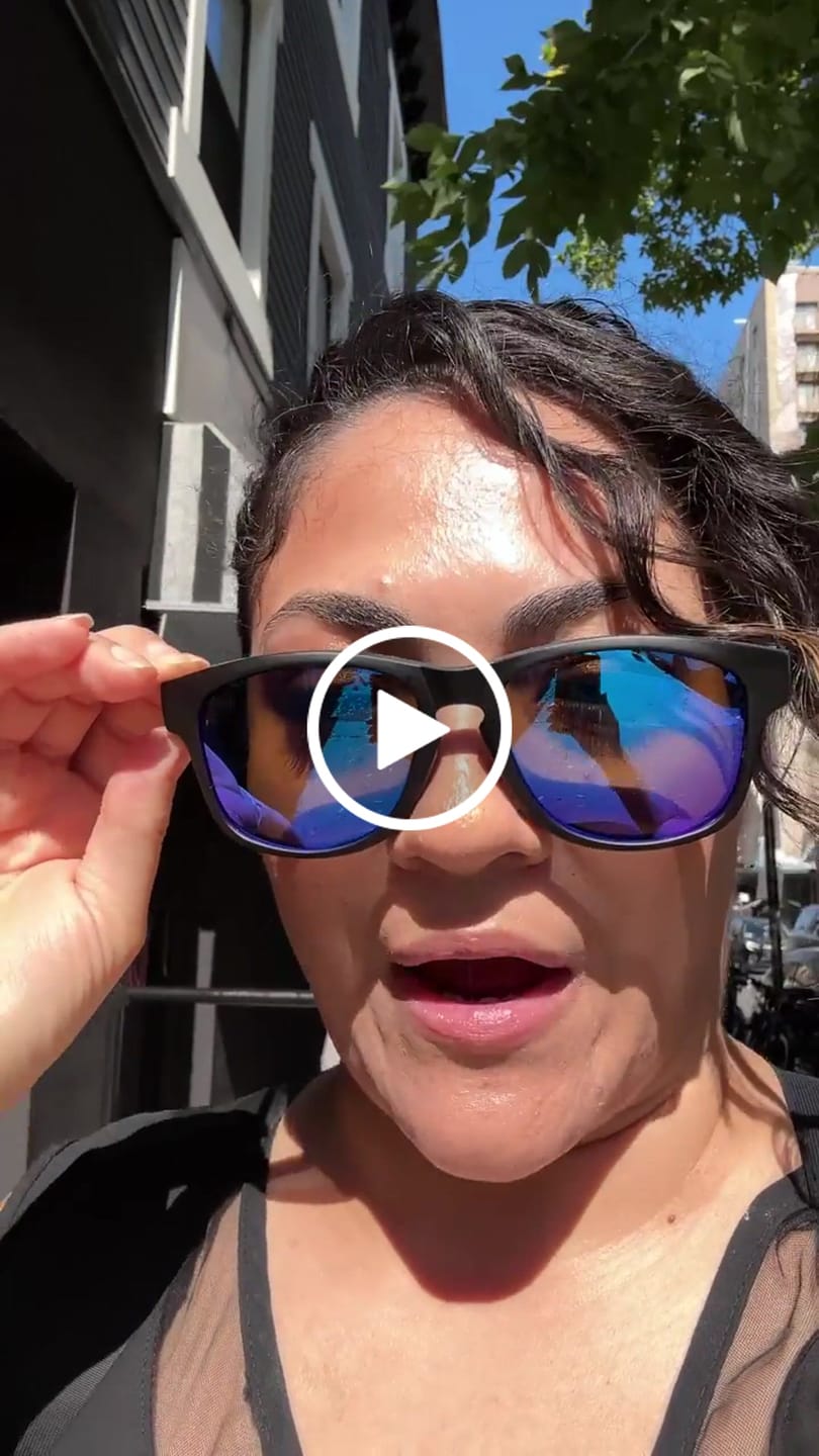 Customer video review of Floating Polarized Sunglasses Mirror Coating UV400 | Blue