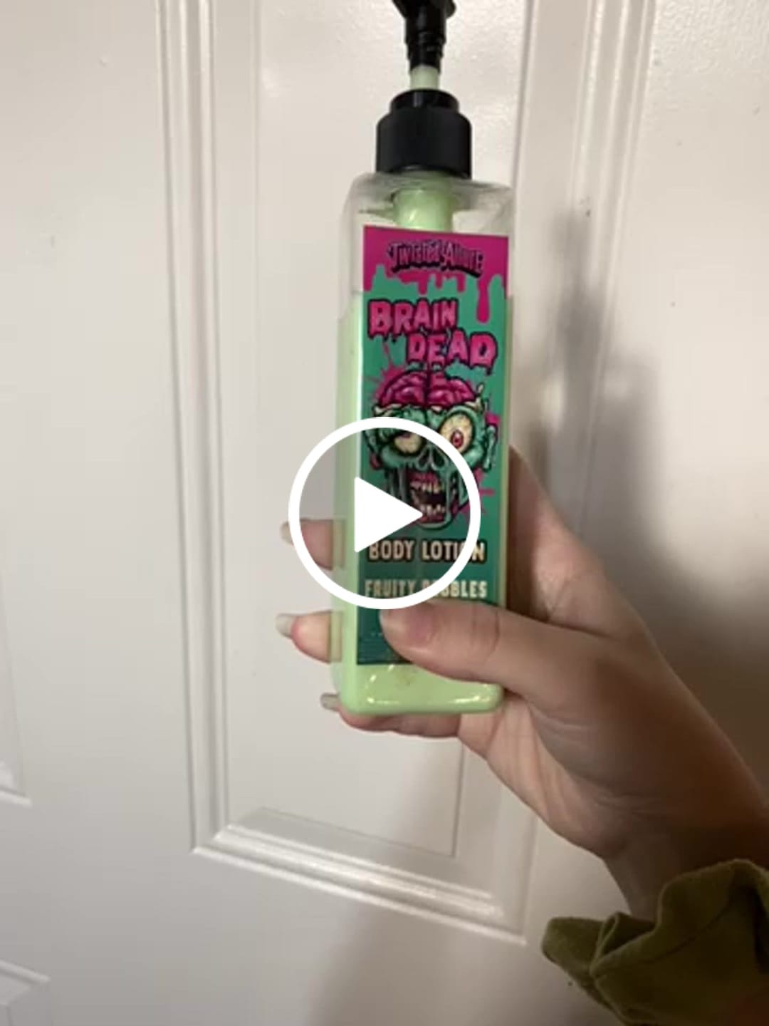 Customer video review of Brain Dead Body Lotion