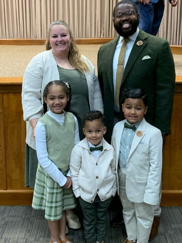 Miranda H. review of Olive Bow Tie & Cognac Buckle Suspenders Set image 1 out of 1