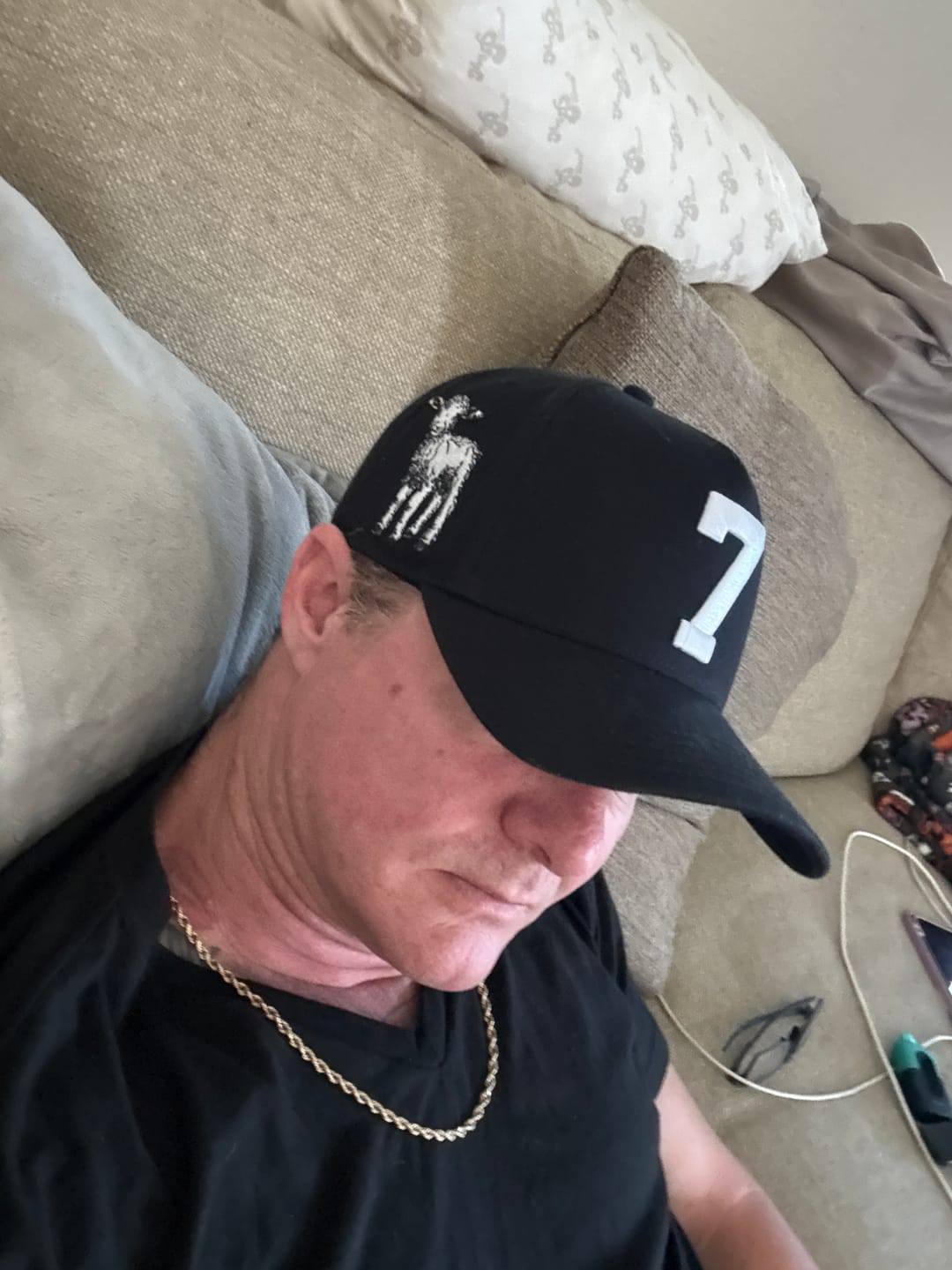 Customer photo review of ‘7’ Premium Wool Blend SnapBack - Black/White