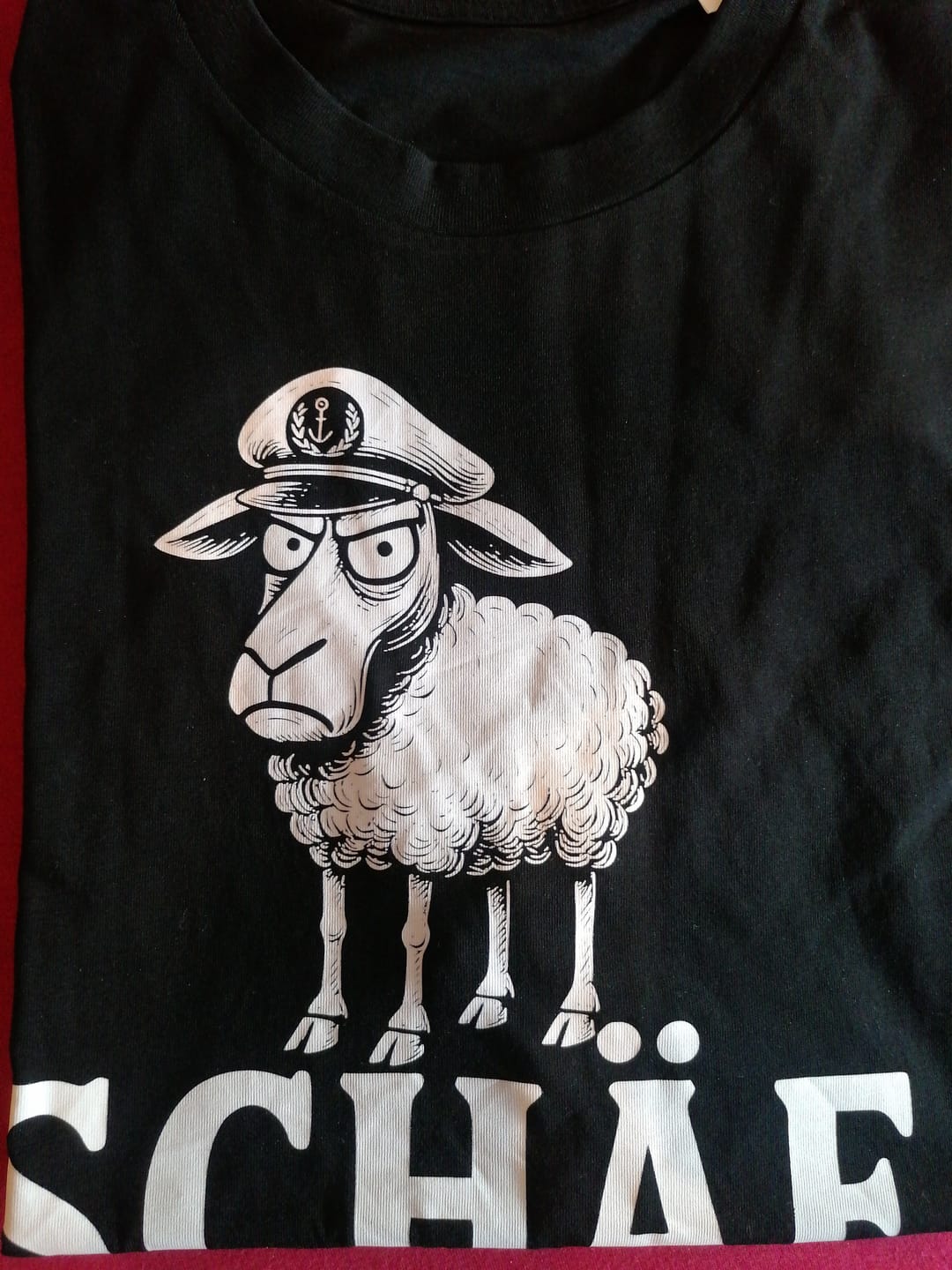 Customer photo review of Schäf Chef Papa Vater  · Herren Premium Bio T-Shirt