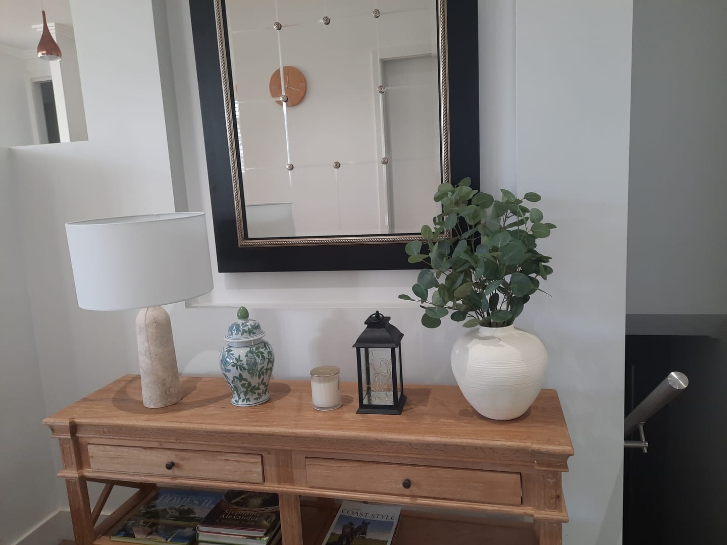 Customer photo review of North Harbour Medium Console Table