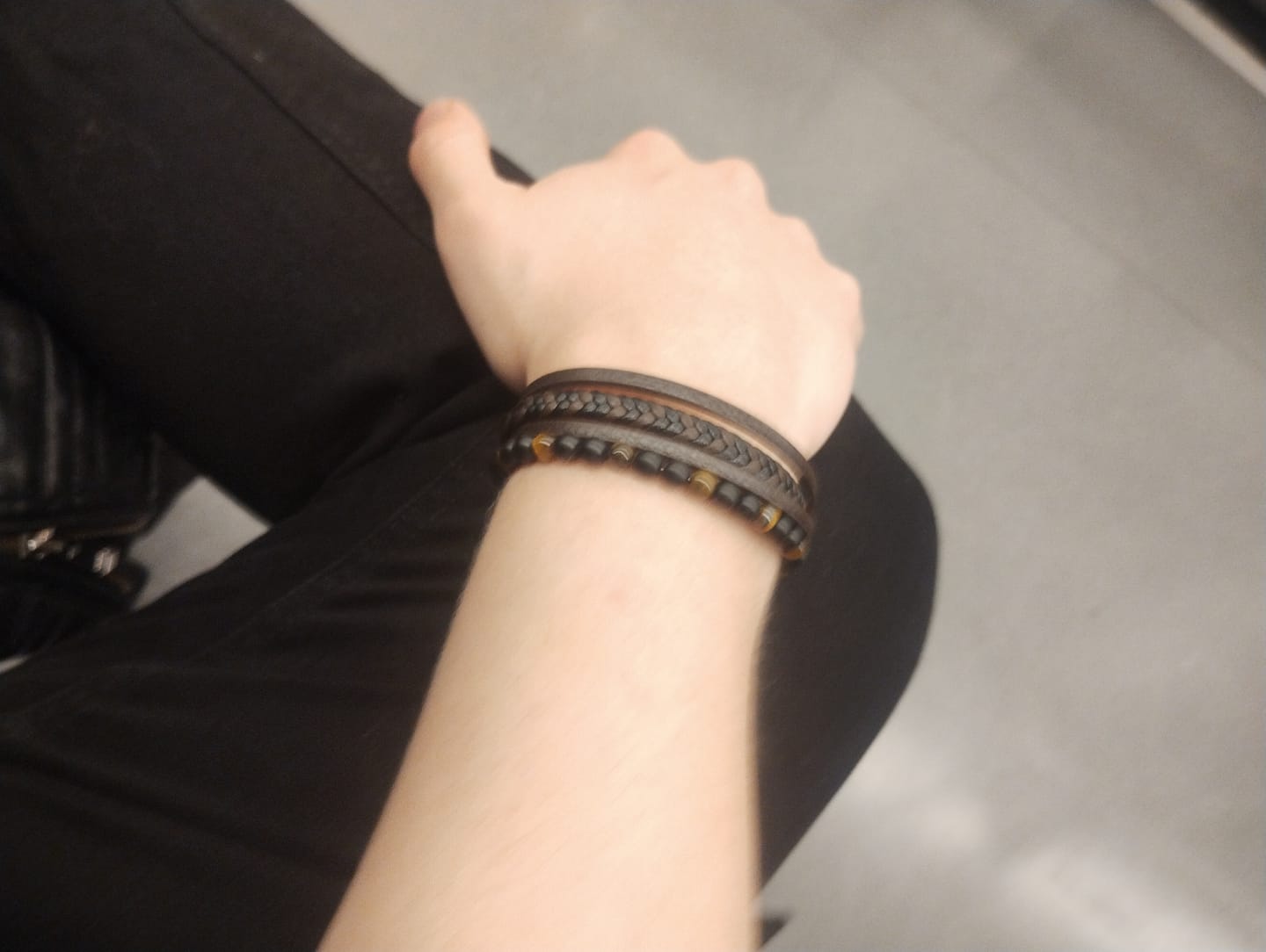 Customer photo review of Pulsera LeatherCraft Brown - Private Collection