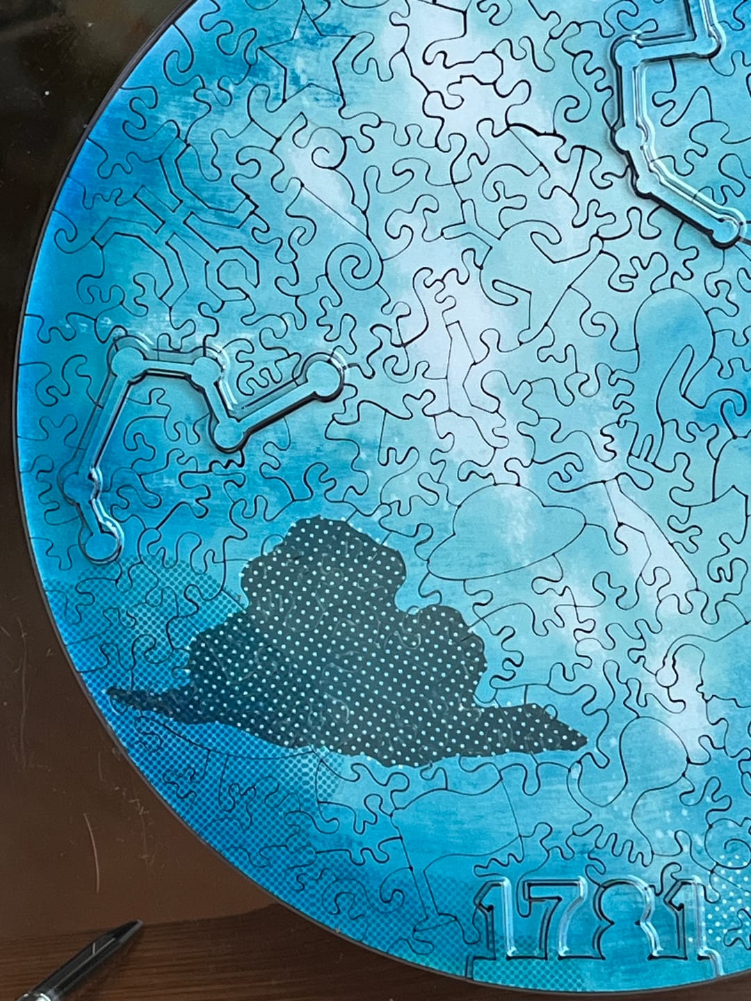 Customer photo review of 宇宙の破片 URANUS 天王星と専用フレームセット