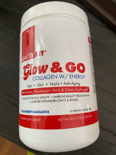 Customer photo review of GLOW & GO – Hydrolyzed Collagen + Energy