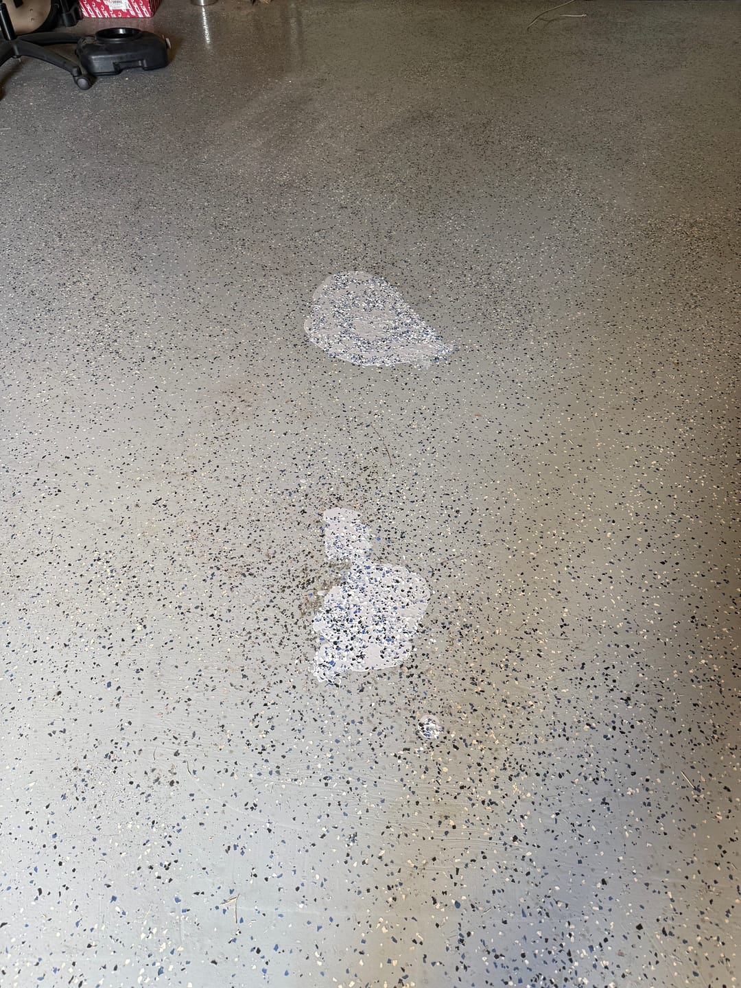 Customer photo review of Mini Wet Sample Floor Coating Kit 4 to 6 Sq Ft