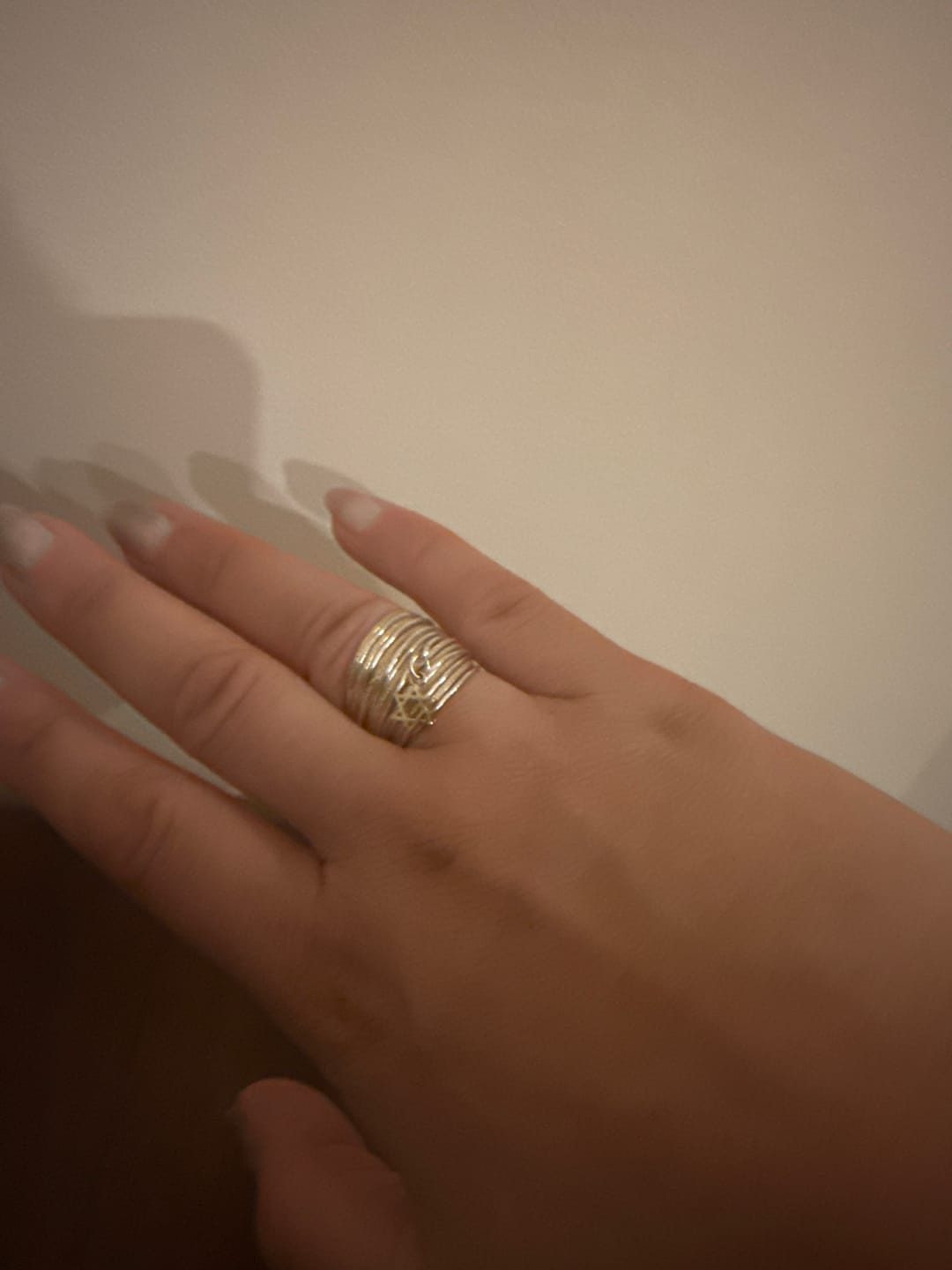 Customer photo review of Spirali Star of David Ring