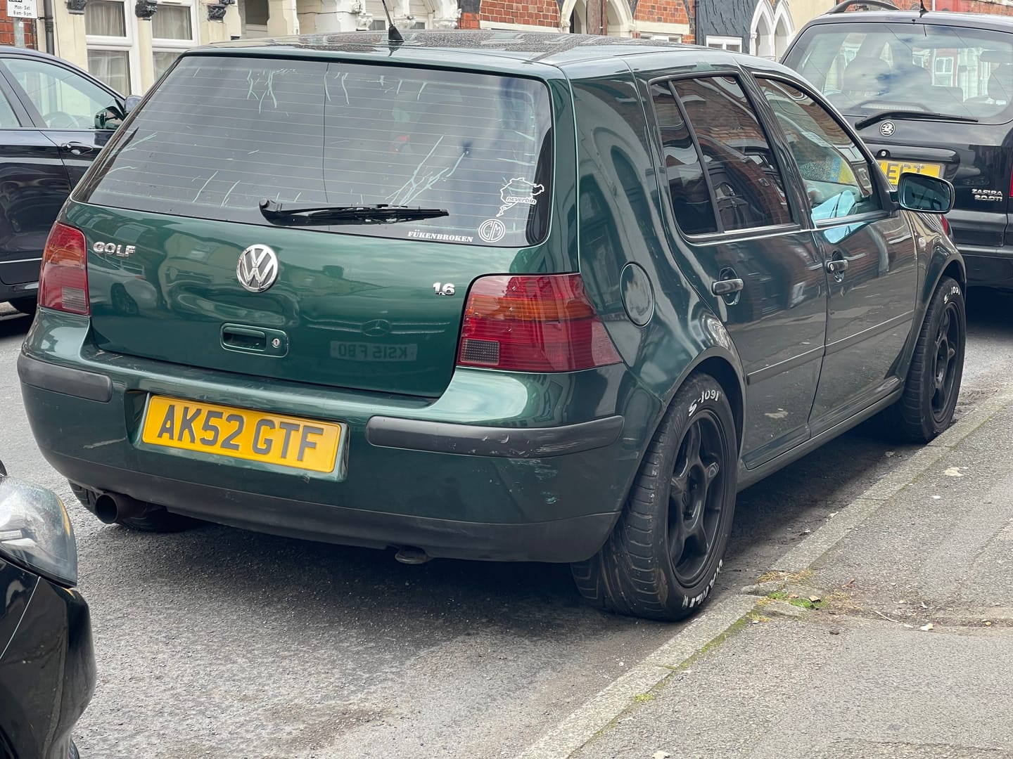 Customer photo review of Metal Pressed Number Plate (standard)- 520mm x 111mm