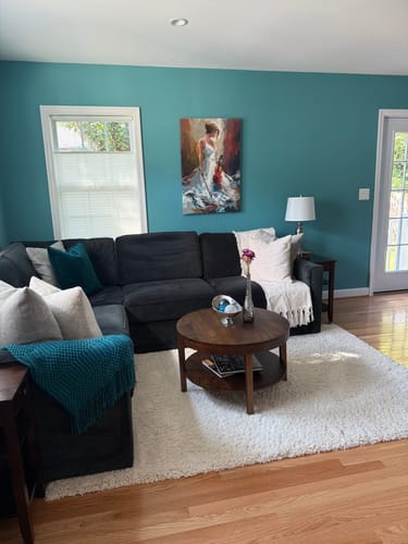 Customer photo review of MUSIC & SILENCE A CANVAS