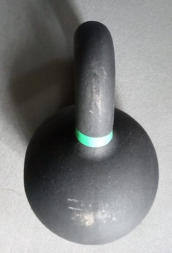 Customer photo review of B-WARE Strength Shop Cast Iron Kettlebells - Single Mould, Powder Coated, 4-64KG