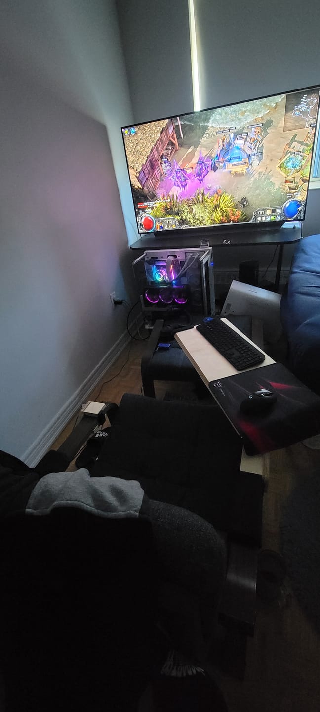 Customer photo review of POÄNG Desk