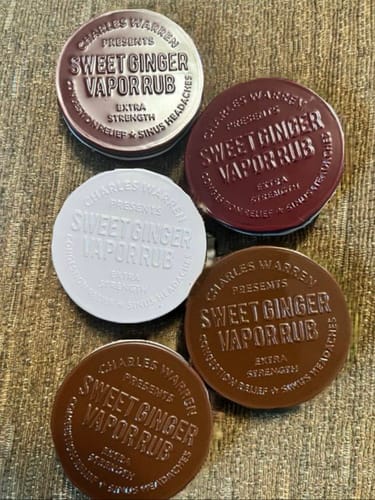 Customer photo review of Extra Strength Sweet Ginger Vapor Rub