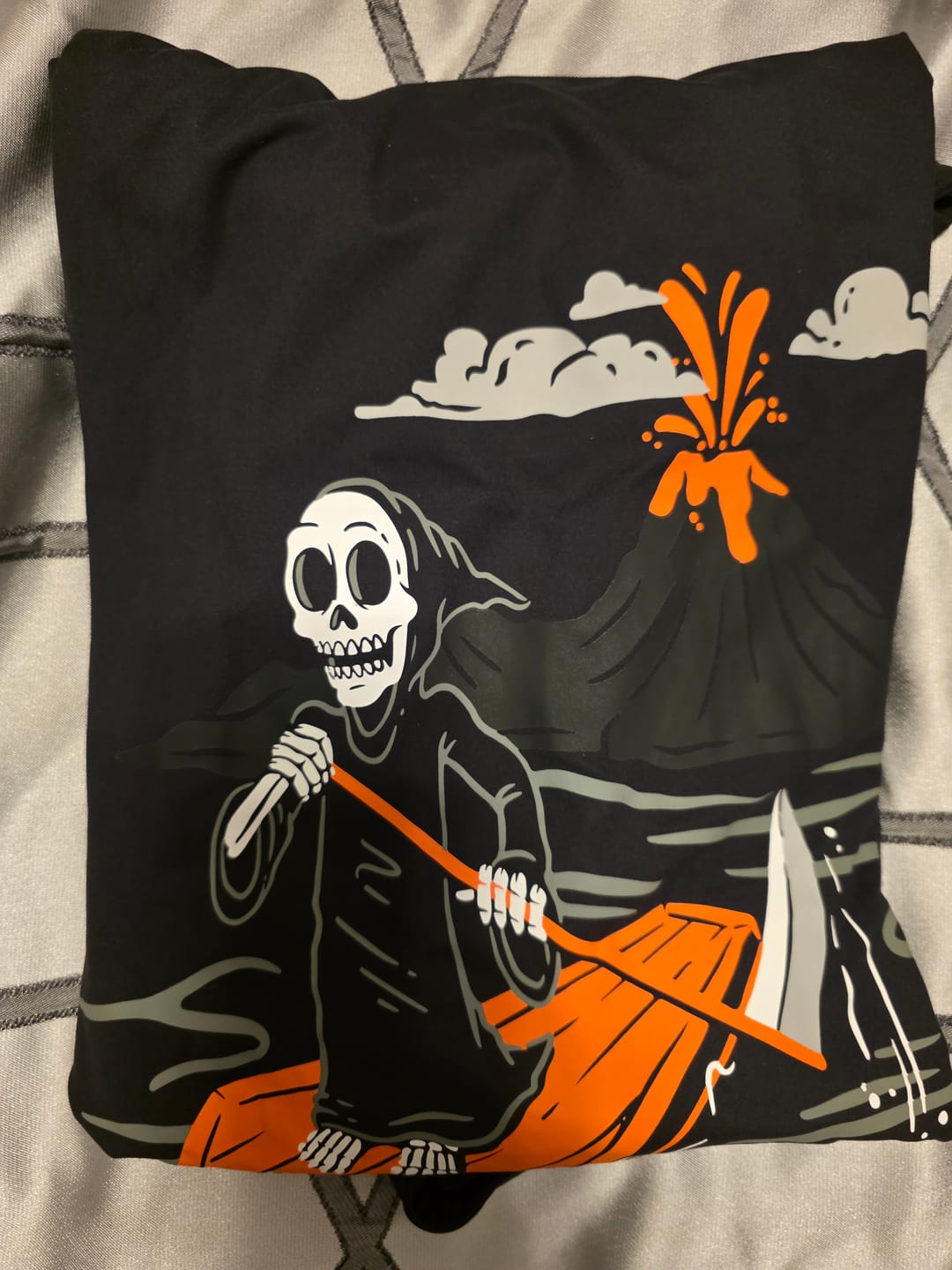 Customer photo review of Mighty Reaper Surf Club – Performance Hoodie