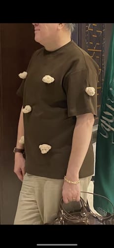 Customer photo review of STICKY ZOO® BEAR T-SHIRT