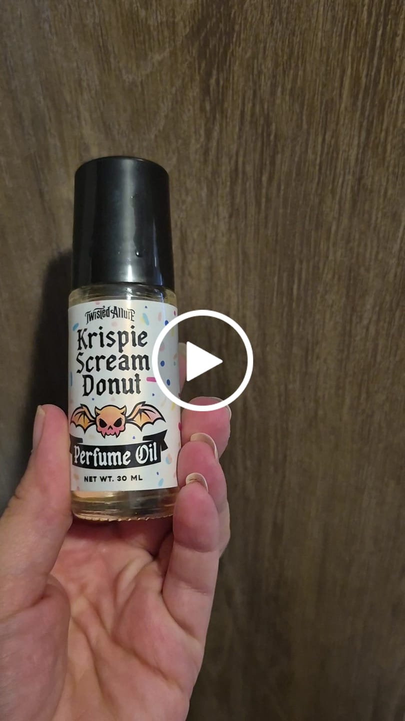 Customer video review of Krispie Scream Donut Perfume Oil