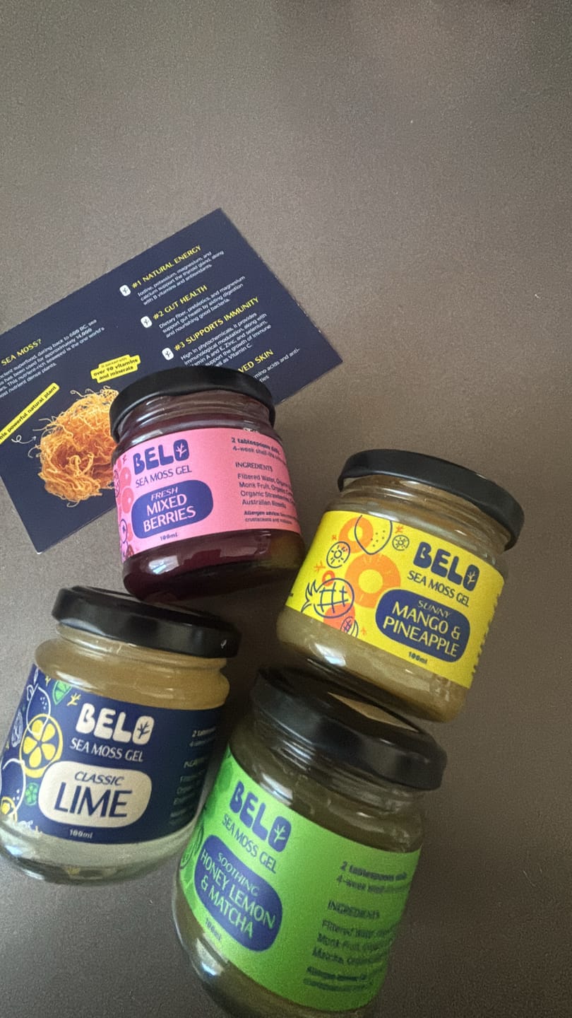 Customer photo review of Belo Sea Moss Gel - Starter Pack