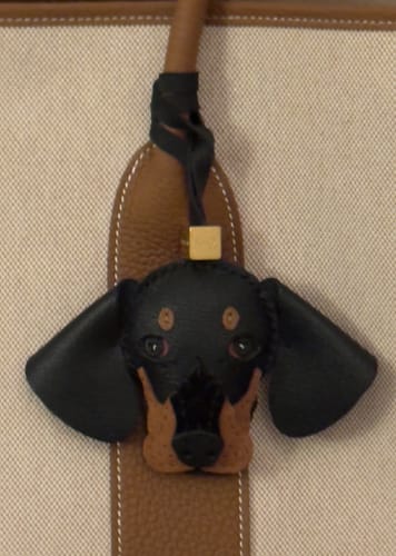 Customer photo review of DASH DACHSHUND CHARM | LEATHER EDITION