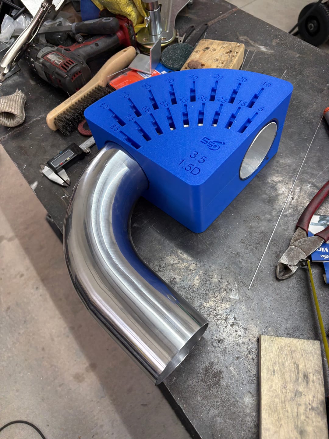 Customer photo review of Multi Degree Cutting Blocks