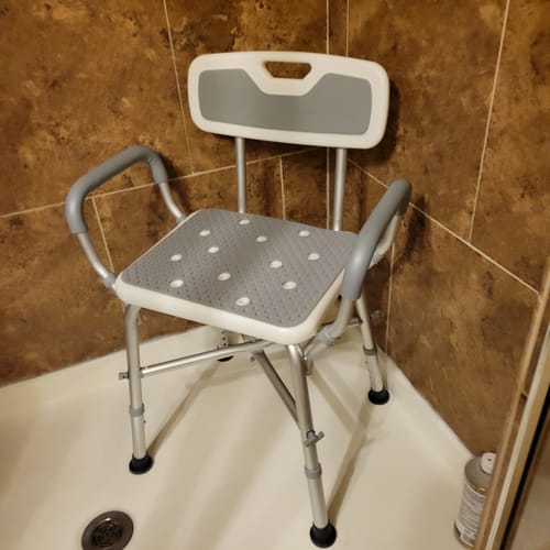 Customer photo review of Shower Chair (450lb)